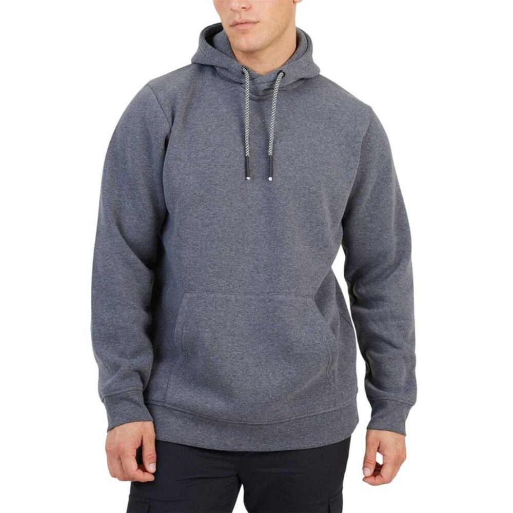 Brave Soul Mens Pullover Hoodie / Charcoal Marl